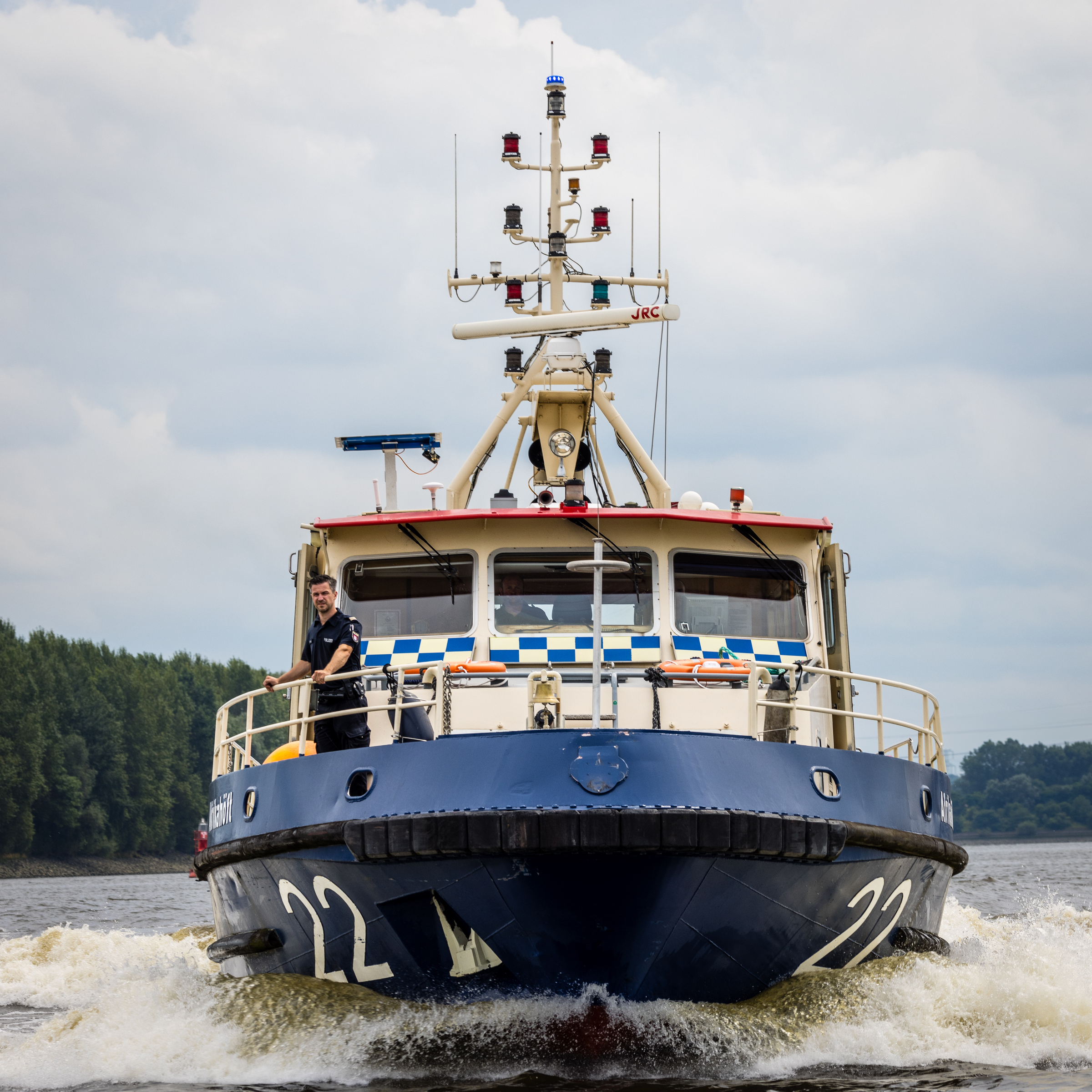 Auf der Elbe