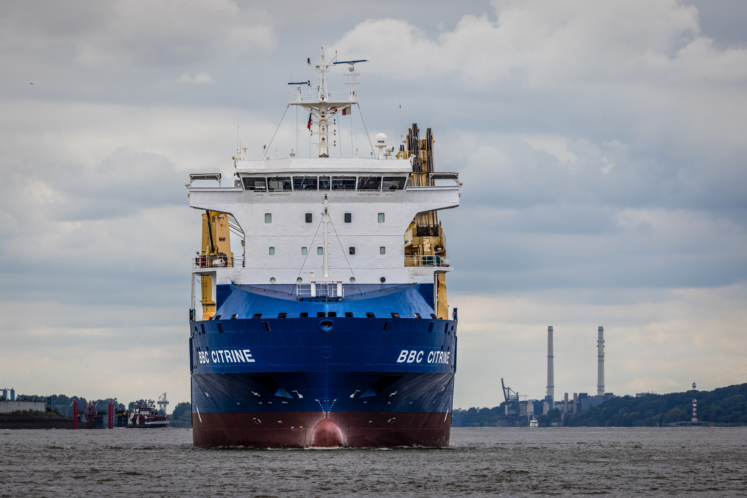 Auf der Elbe